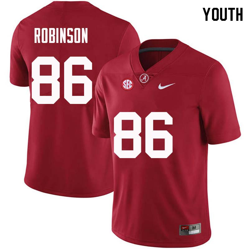 Youth #86 A'Shawn Robinson Alabama Crimson Tide College Football Jerseys Sale-Crimson
